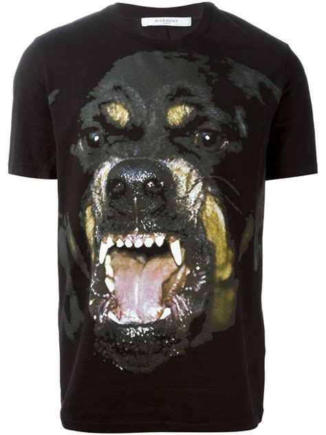 givenchy rottweiler t shirt black|Givenchy rottweiler shirt for sale.